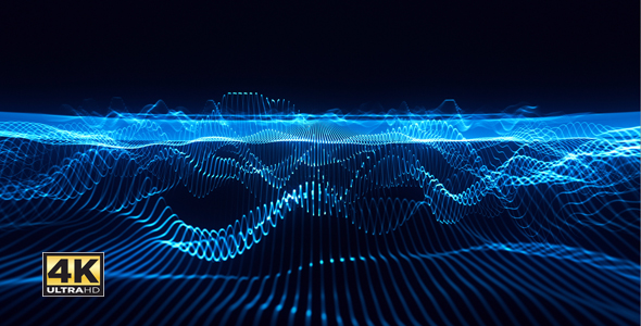 Sound Waves Background by Xpectrum | VideoHive